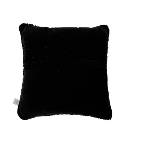 Chandler Four Corners Wool Laura Megroz 2009 Sweet Snowman Pillow 18”x18” Black - Picture 4 of 9